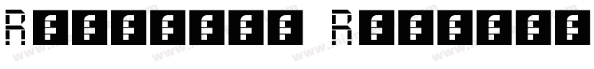 Resshoir Regular字体转换
